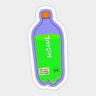 toxic bottle Sticker